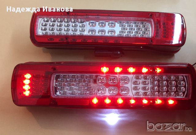 1 бр. ЛЕД LED Светодиодни стопове за влекач камион Волво Евро 6 FH/FM след 2012г. 