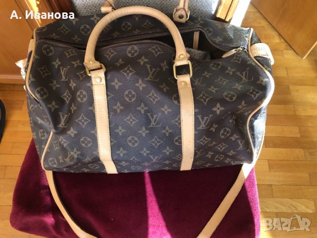 Чанта естествена кожа Louis Vuitton 