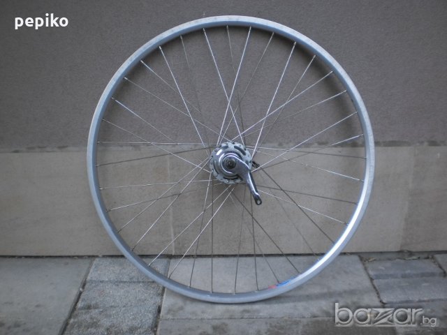 Продавам колела внос от Германия Оригинална Японска задна главина SHIMANO NEXUS INTER 4 с вътрешни с, снимка 1 - Части за велосипеди - 18717432
