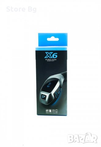 Автомобилен Bluetooth FM трансмитер Wireless Car Kit X6