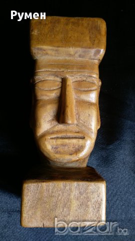 Стара дървена фигура , снимка 1 - Декорация за дома - 16620546