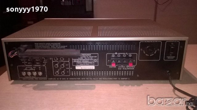 pioneer rx-30 cassette receiver-made in japan-внос франция, снимка 16 - Ресийвъри, усилватели, смесителни пултове - 19246218