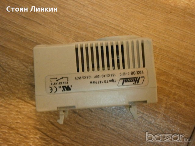  Термостат термореголатор за монтаж в ел. табло., снимка 2 - Ключове, контакти, щепсели - 20790879