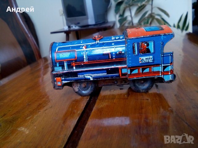 Стара играчка Локомотив, снимка 3 - Антикварни и старинни предмети - 24157066