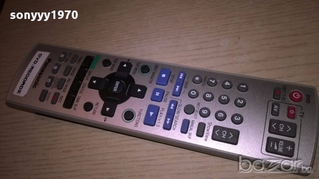 Panasonic dvd-recorder remote-внос швеицария, снимка 6 - Ресийвъри, усилватели, смесителни пултове - 17631152