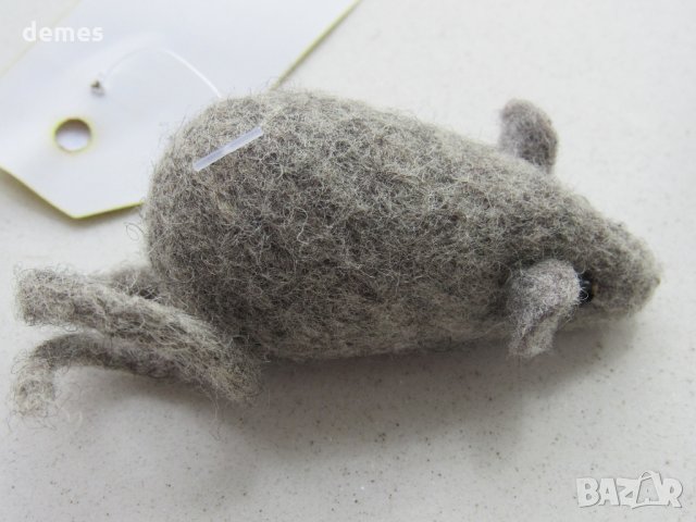 Мишка -екологично чиста играчка от филц,ръчна изработка,нова, снимка 1 - Други - 23480455