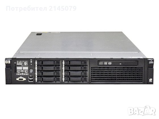 HP DL380 G7 2U 2 x QUAD Xeon E5620 16 GB 2 x CADDY 2x Power, 8 x 2,5" SAS,SATA RAID P410, снимка 1