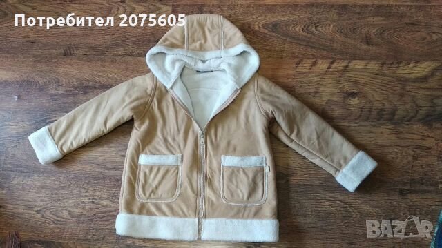 Топло палтенце ръст 116 см., снимка 1 - Детски якета и елеци - 23905117