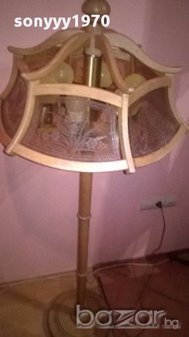Ретро лампион-дървен и красив-160х60см-внос швеицария, снимка 3 - Антикварни и старинни предмети - 18135894