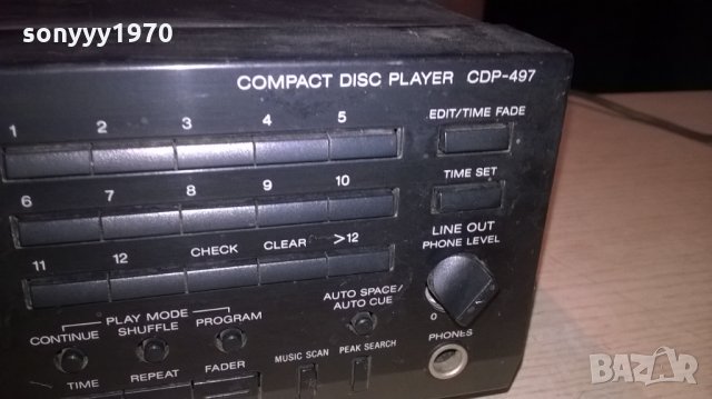 pioneer cdp-497-за ремонт/части, снимка 7 - Ресийвъри, усилватели, смесителни пултове - 23520567