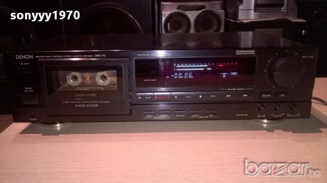 ПОРЪЧАН-Denon drm-710 deck 3 head/hx pro/fine bias/3 motor, снимка 2 - Ресийвъри, усилватели, смесителни пултове - 15083833