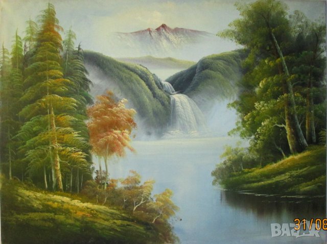 -20%Продавам картини с размери 90 х 120 см. рисувани с маслени бои върху платно ,бартер за лапто, снимка 15 - Картини - 20692080