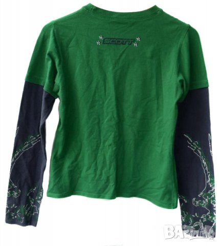 Scott дамска тениска зелена с дълъг ръкав , снимка 2 - Тениски - 21725119