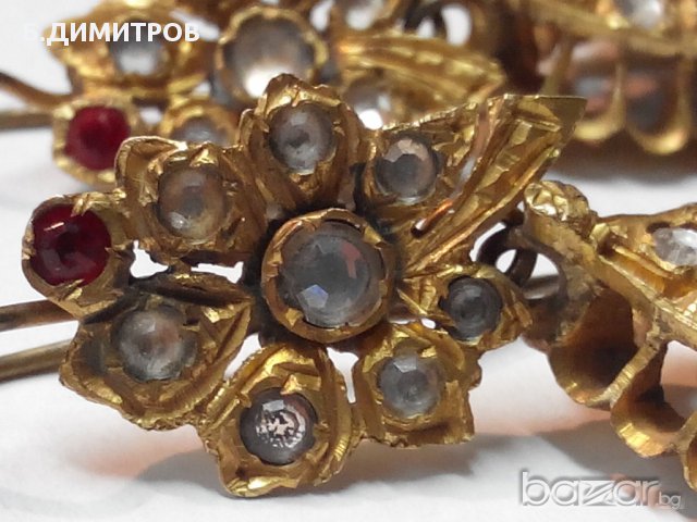 Старинни дамски обици, снимка 18 - Обеци - 12389214