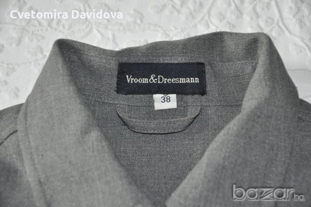 Сако дамско сиво, снимка 2 - Сака - 20597205