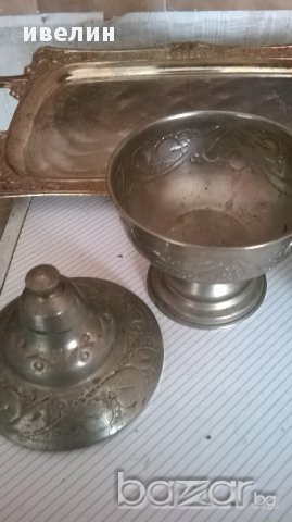 метален сервиз за кафе, снимка 5 - Антикварни и старинни предмети - 17148510