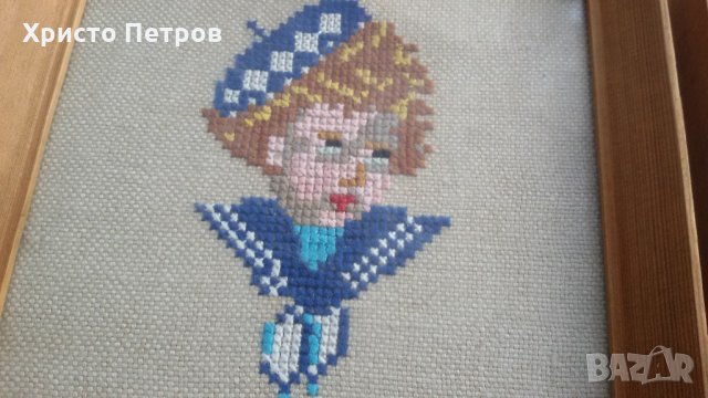 2 КРАСИВИ ГОБЛЕНА - МОРЯЧЕТА, МОМЧЕ И МОМИЧЕ, снимка 2 - Гоблени - 22311018