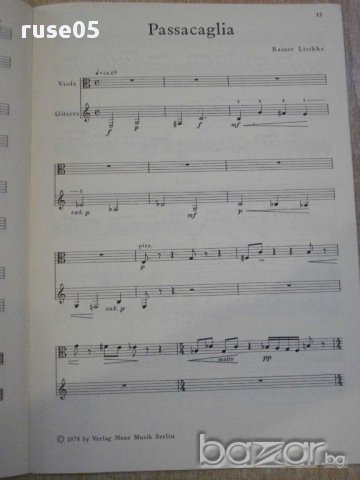 Книга "GITARRE - 6 - Gitarre und Viola - W. Pauli" - 36 стр., снимка 4 - Специализирана литература - 15947268