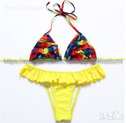 Бански костюм с харбали. Различни цветове, снимка 5 - Бански костюми - 22388021