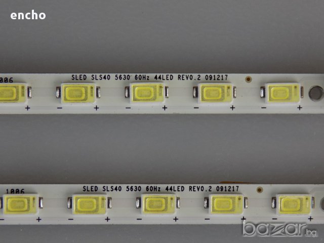 Back light LED SLED SLS40 5630 44LED REV0.2 091217 от Sony KDL-40EX600