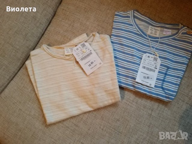 2 тениски Zara 3-4 г., снимка 1 - Детски тениски и потници - 24271259