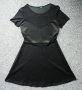 Малка секси черна къса рокля