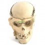 Сувенирен пепелник - човешки череп с формата на топка, снимка 1