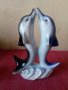 стара порцеланова фигура Делфини, снимка 2