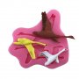 3 птици в прелет силиконов молд форма декор торта сладки фондан и др. украса, снимка 1 - Форми - 23817552