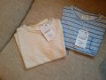2 тениски Zara 3-4 г., снимка 1 - Детски тениски и потници - 24271259