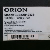 ORION CLB42B1242S-TP.MSD309.BPS88 - T420HVN04 75W10, снимка 1 - Части и Платки - 22543740