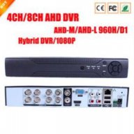 FULL HD AHD 4в1 Хибрид 1080p AHR NVR DVR 4/8/16 Канален Cctv За Ahd-М/720Р, Ip или Аналогови Камери, снимка 1 - Камери - 9531998