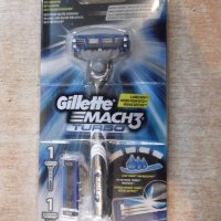 Самобръсначка "Gillette - MACH3 - TURBO" нова с две ножчета, снимка 2 - Други стоки за дома - 20797785