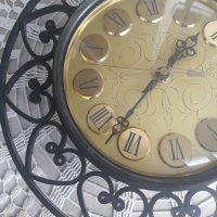 Стар Стенен часовник- Янтар, снимка 4 - Антикварни и старинни предмети - 24310369