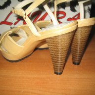 НАМАЛЕНИЕ-дамски сандали м 178 ест.кожа- златисти, снимка 2 - Сандали - 11155010