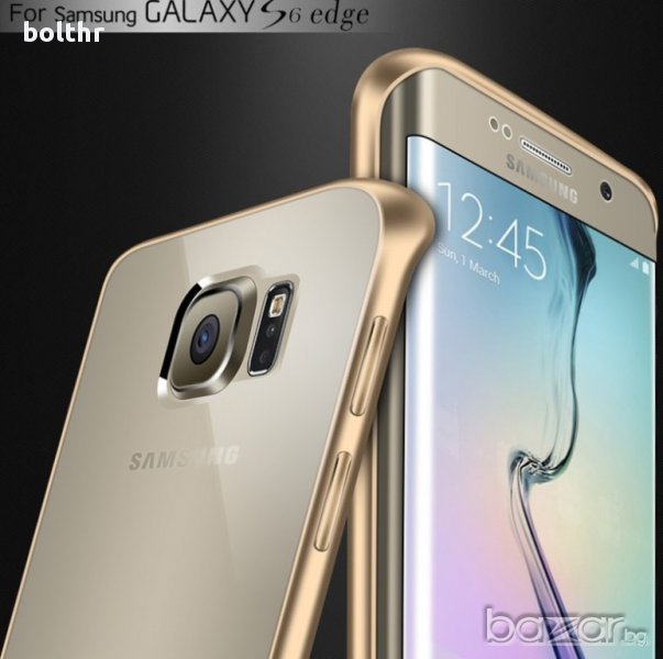 ЛУКСОЗЕН ГРЪБ BUMPER SAMSUNG GALAXY S6 EDGE, снимка 1