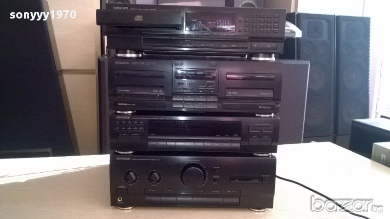 Kenwood-amplifier+cd+deck2/dolby/revers-внос швеицария, снимка 1