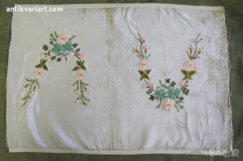 19 век Ръчна Бродерия Мотив за Изработка на Домашни Чехли, снимка 1