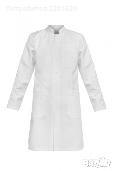  Мъжка Манта ANTONIO, Бяла, снимка 1