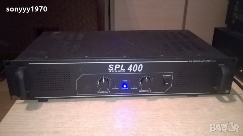 skytec spl400 stereo amplifier-внос швеицария, снимка 1