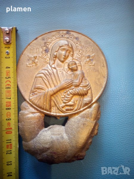Бронзова икона, снимка 1