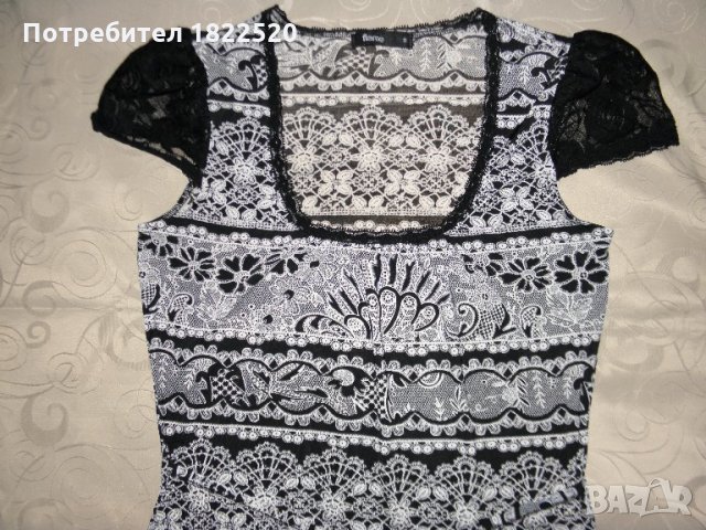 Туника в черно и бяло, снимка 2 - Туники - 21759469
