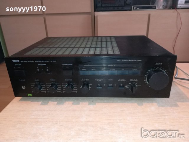 yamaha a-520-stereo amplifier-made in japan-внос швеицария, снимка 3 - Ресийвъри, усилватели, смесителни пултове - 21342635
