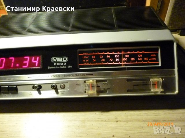 MBO EU-2003 clock-radio, снимка 6 - Други - 25203834