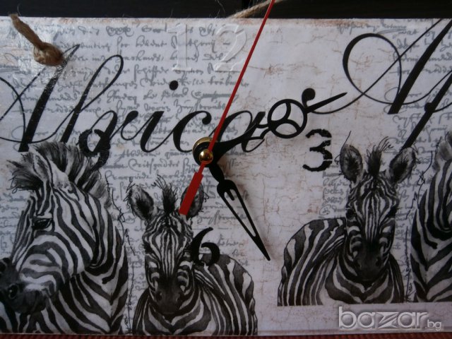 стенен часовник африка 2, снимка 5 - Стенни часовници - 6309391