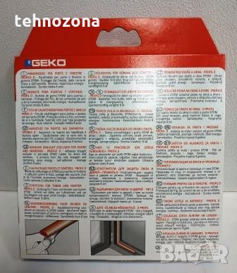 Лента уплътнителна D - профил каучукова за прозорци и врати 2х6м, снимка 2 - Строителни материали - 22877660