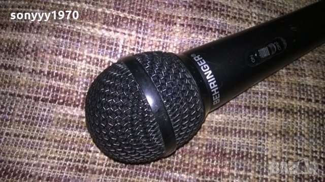 behringer microphone-здрав жичен профи-внос швеицария, снимка 4 - Микрофони - 21864608