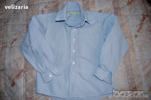 Памучна ризка за момченце, снимка 2 - Детски ризи - 16699664