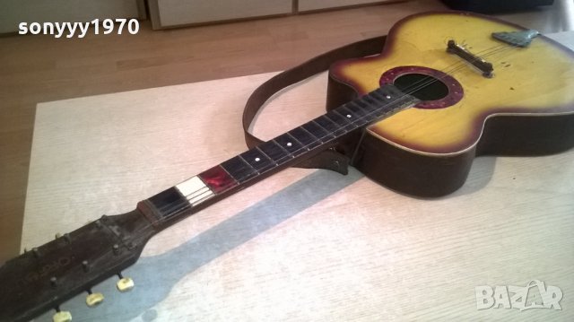 ПОРЪЧАНА-АНТИК-orfeus-ретро колекция-китара-102х40х8см, снимка 5 - Китари - 25186925