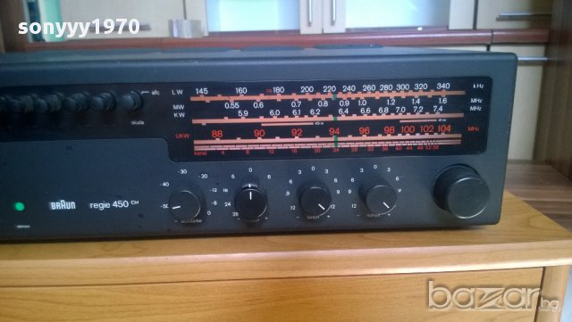 braun regie 450 ch-stereo receiver-нов внос швеицария, снимка 6 - Ресийвъри, усилватели, смесителни пултове - 8572488